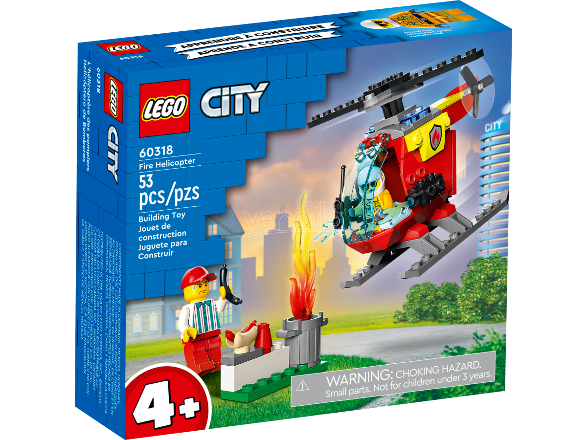 Lego city, costruzioni Elicottero antincendio - Centro Servizi 24 Catania